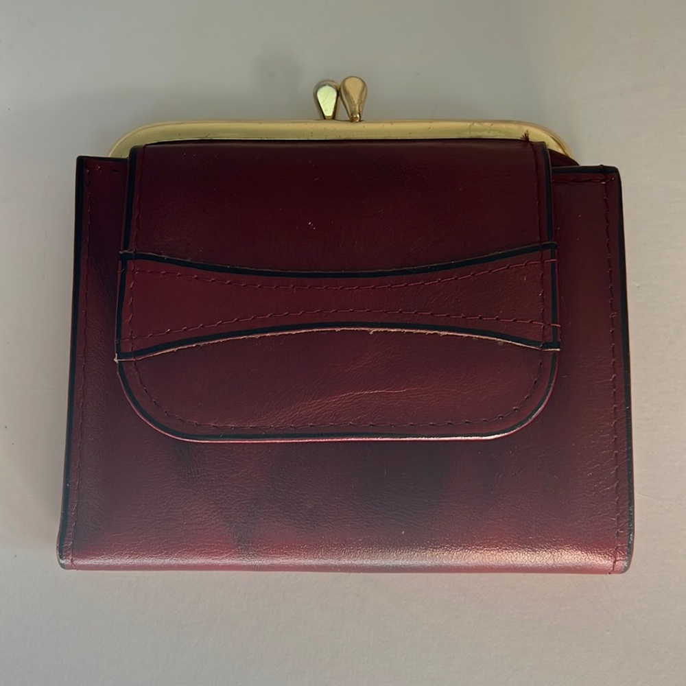 Vintage Amity cowhide wallet